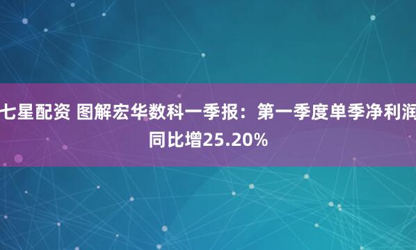七星配资 图解宏华数科一季报：第一季度单季净利润同比增25.20%